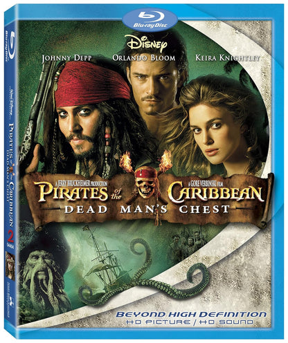 Pirates of the Caribbean: Dead Man's Chest 2 Disc Special Edition Widescreen (BLU-RAY) (Pre-Owned)