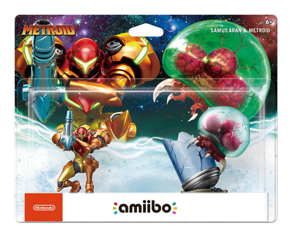 Samus Aran & Metroid Amiibo 2-Pack: Metroid Series (Nintendo 3DS)