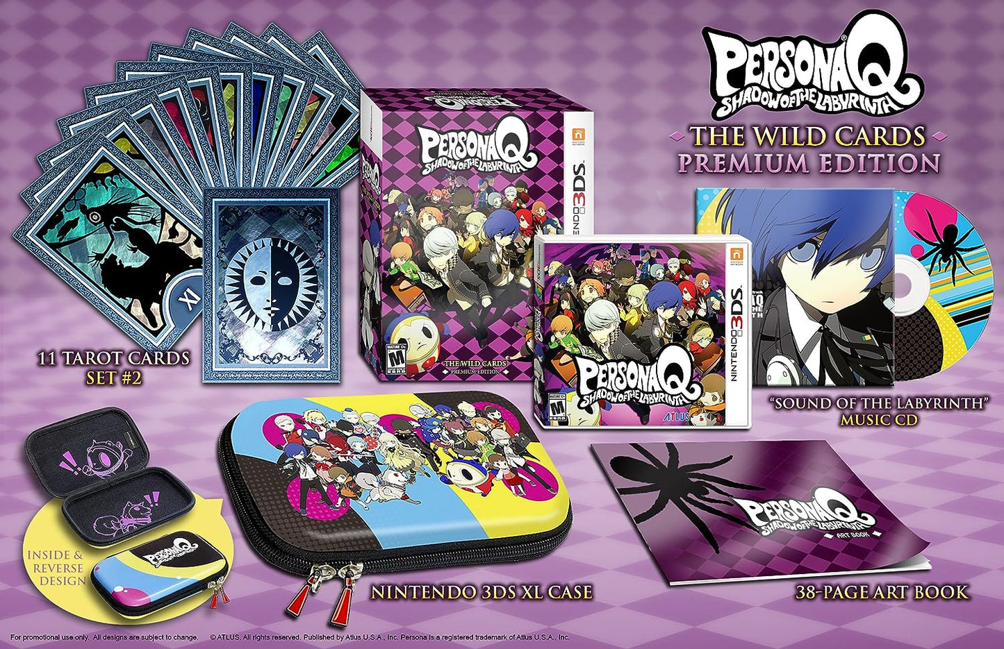 Persona Q: Shadow of the Labyrinth: Wild Cards Premium Edition (Nintendo 3DS)