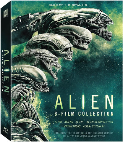 Alien 6-Film Collection (Alien/Aliens/Alien3/Alien Resurrection/Prometheus/Alien:Covenant) (Blu-Ray) (Pre-Owned)