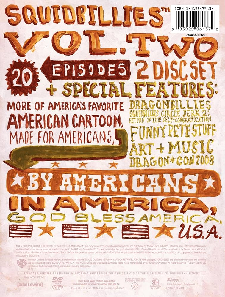 Squidbillies Volume 2 Full Frame (DVD) (Pre-Owned)
