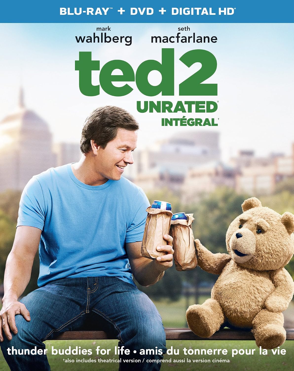 Ted 2 [Unrated] (BLU-RAY + DVD) (Pre-Owned)