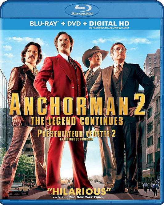Anchorman 2: The Legend Continues [Unrated] (Pre-Owned) (BLU-RAY)