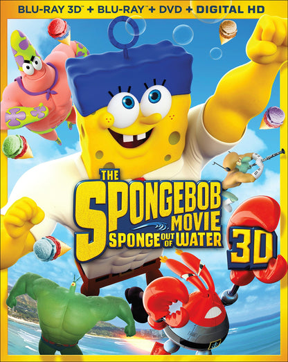 The SpongeBob Movie: Sponge Out of Water Widescreen (BLU-RAY 3D + BLU-RAY + DVD) (Pre-Owned)