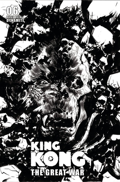 Kong Great War #6 D 1:10 Lee Line Art Variant (10/30/2024) Dynamite