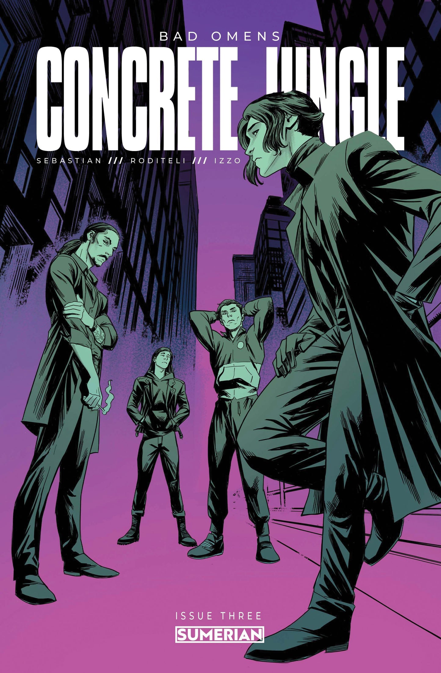 Bad Omens Concrete Jungle #3 (Of 4) B Fiorelli Variant (11/22/2023) Massive