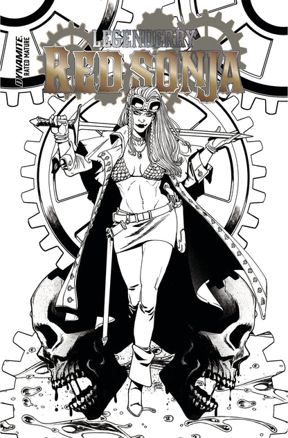 Legenderry Red Sonja One Shot E 1:10 Corin Howell Line Variant (12/06/2023) Dynamite