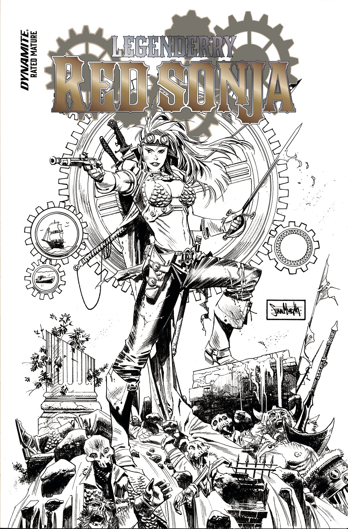 Legenderry Red Sonja One Shot F 1:10 Sean Murphy Line Variant (12/06/2023) Dynamite