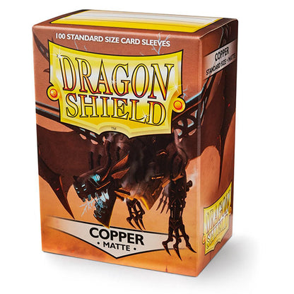 Dragon Shield Sleeves: Standard - Matte Copper (TCG)