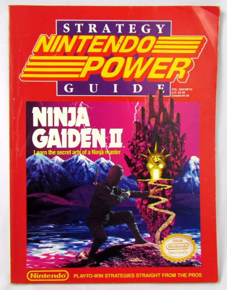 Ninja Gaiden II + Nintendo Power Guide (Nintendo NES)