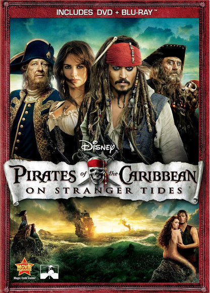 Pirates of the Caribbean: On Stranger Tides Widescreen (BLU-RAY + DVD) (Pre-Owned)