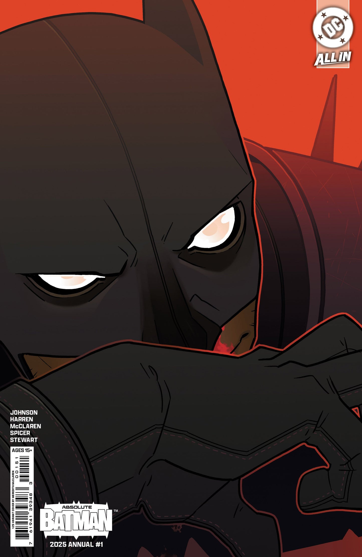 Absolute Batman 2025 Annual #1 (One Shot) E 1:25 Meredith Mcclaren Variant (10/29/2025) Dc