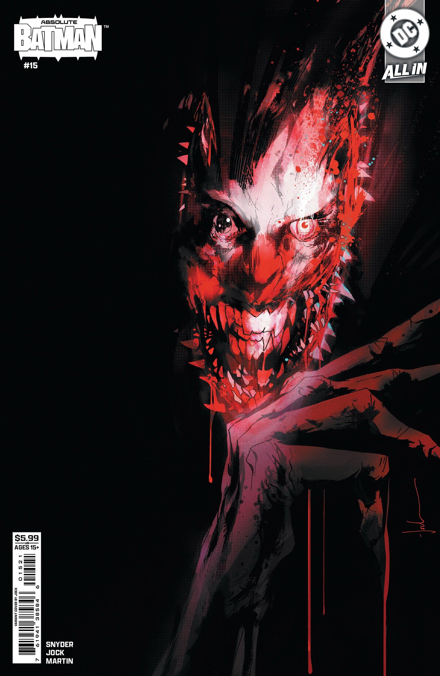 Absolute Batman #15 B Jock Variant (12/10/2025) Dc