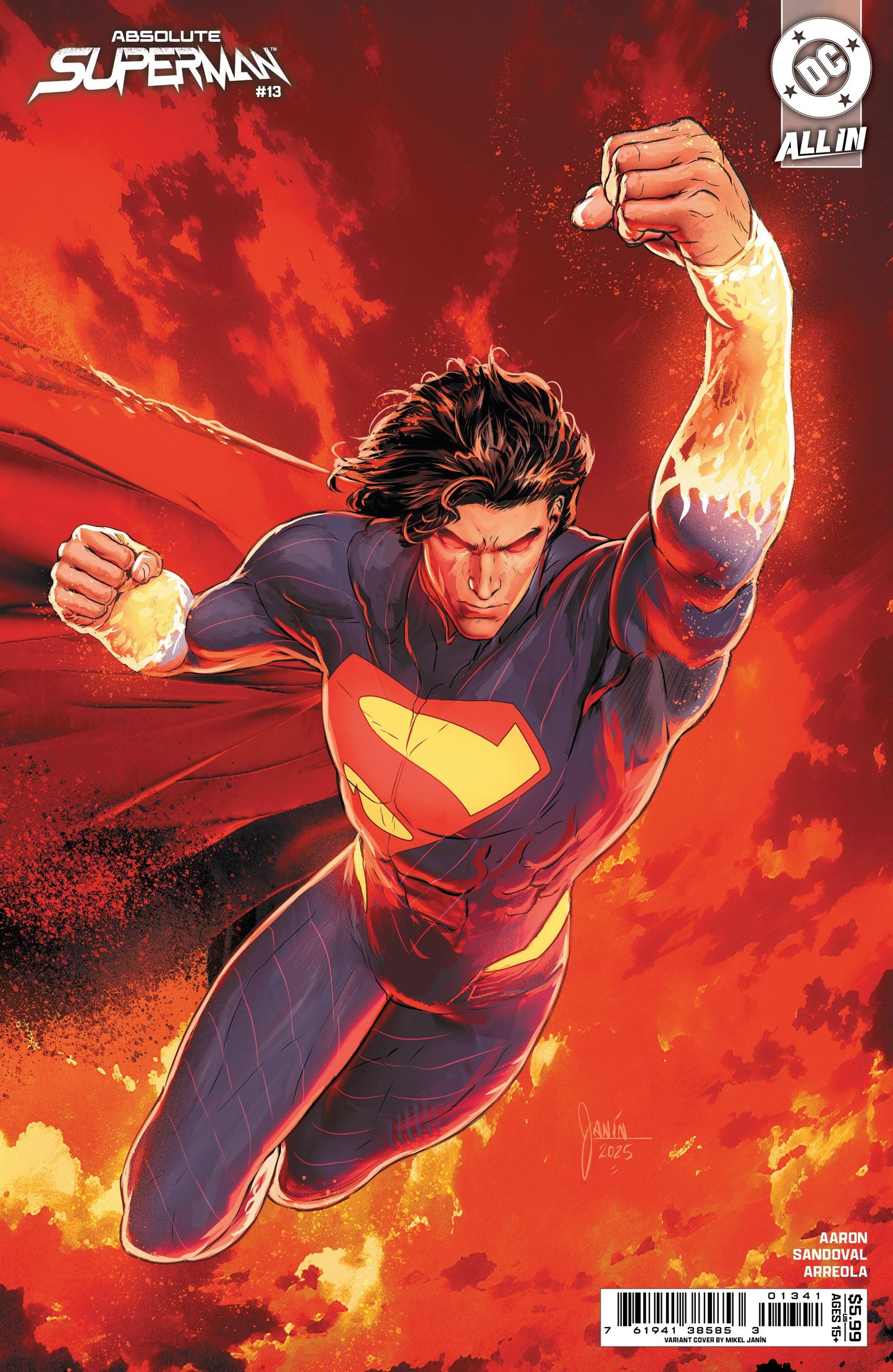 Absolute Superman #13 C Mikel Janin Variant (11/05/2025) Dc