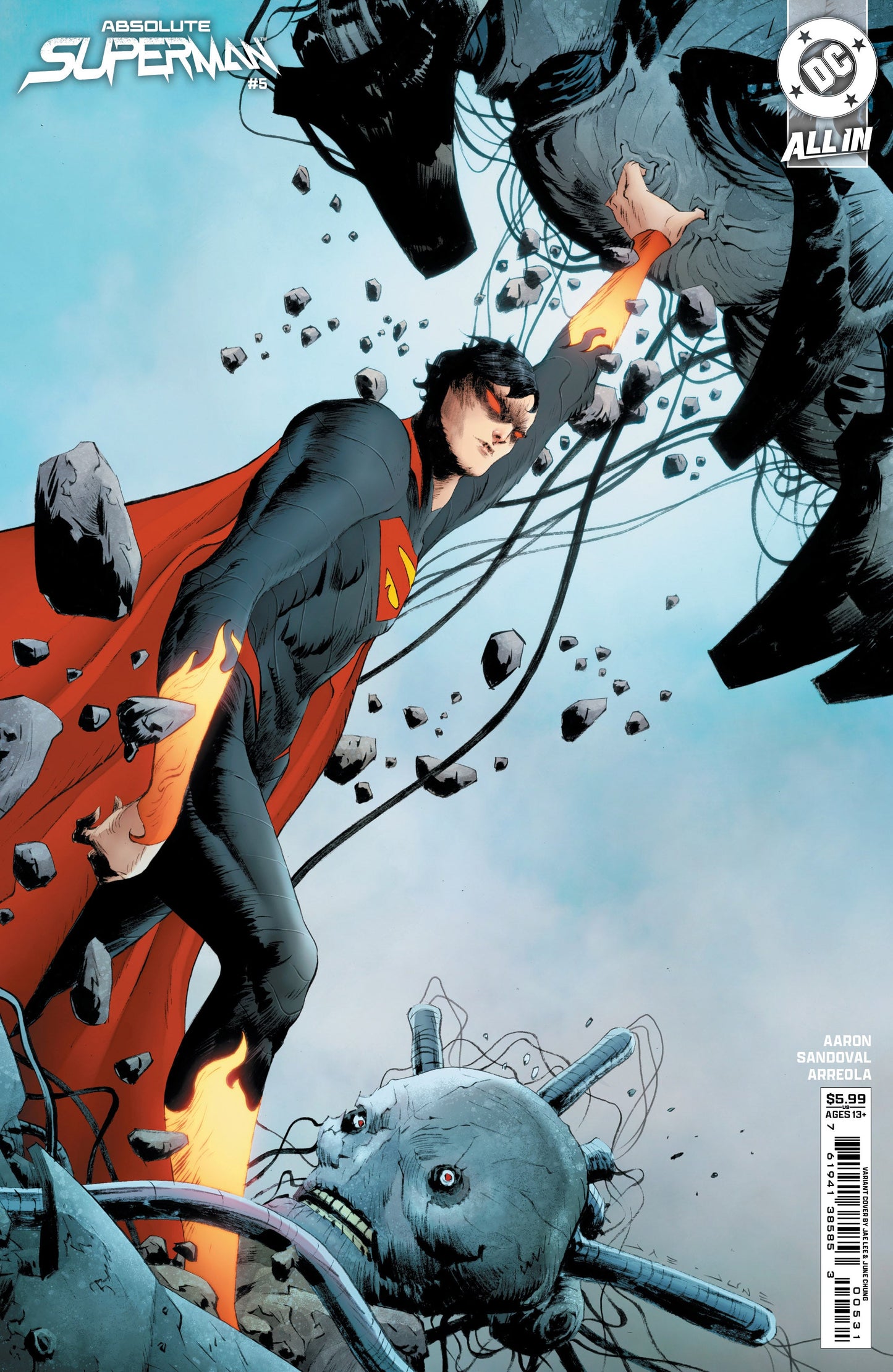Absolute Superman #5 A1 Cover Set Of 5 1:25 1:50 (03/12/2025) Dc