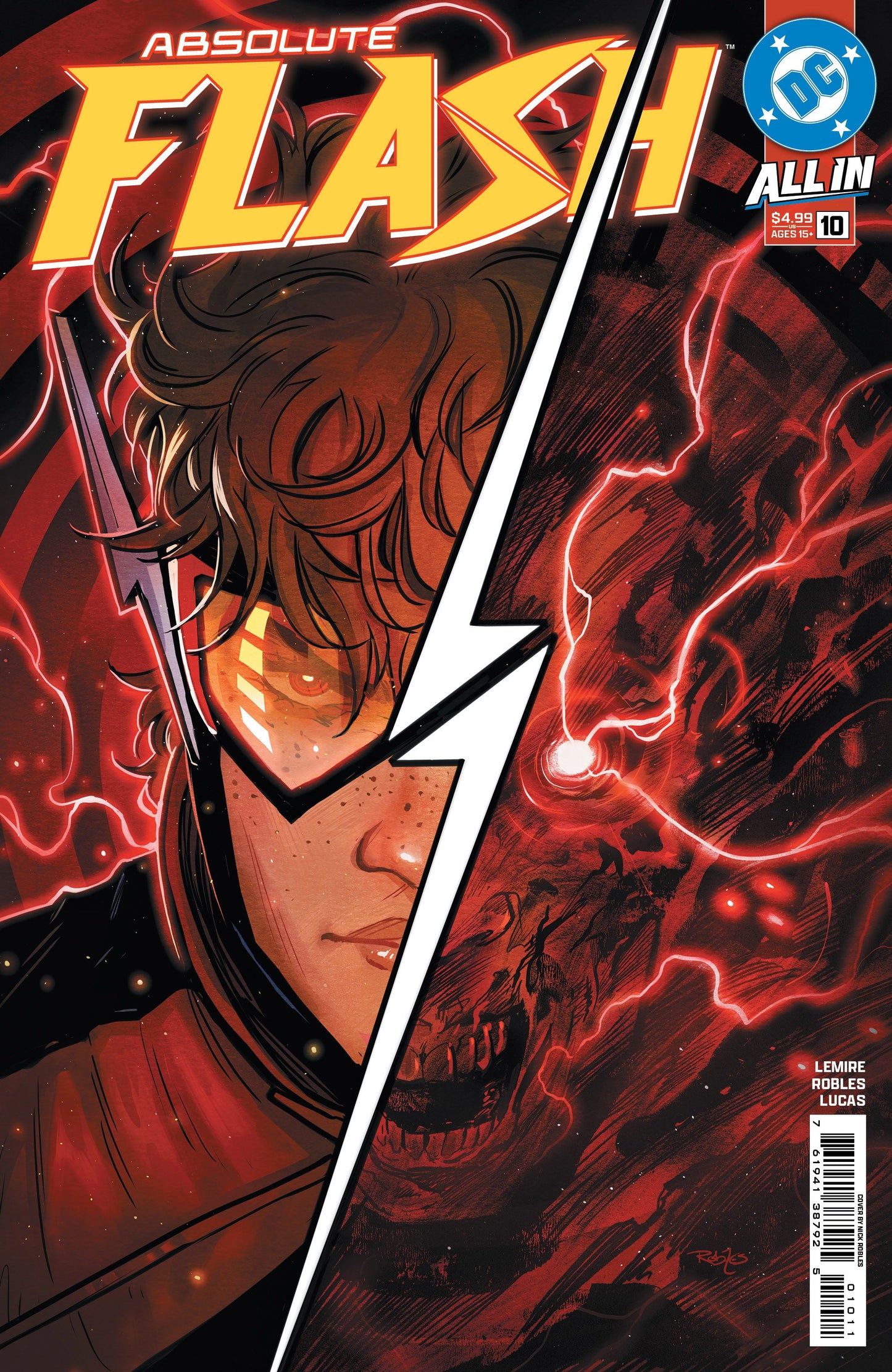 Absolute Flash #10 A Nick Robles Jeff Lemire (12/17/2025) Dc