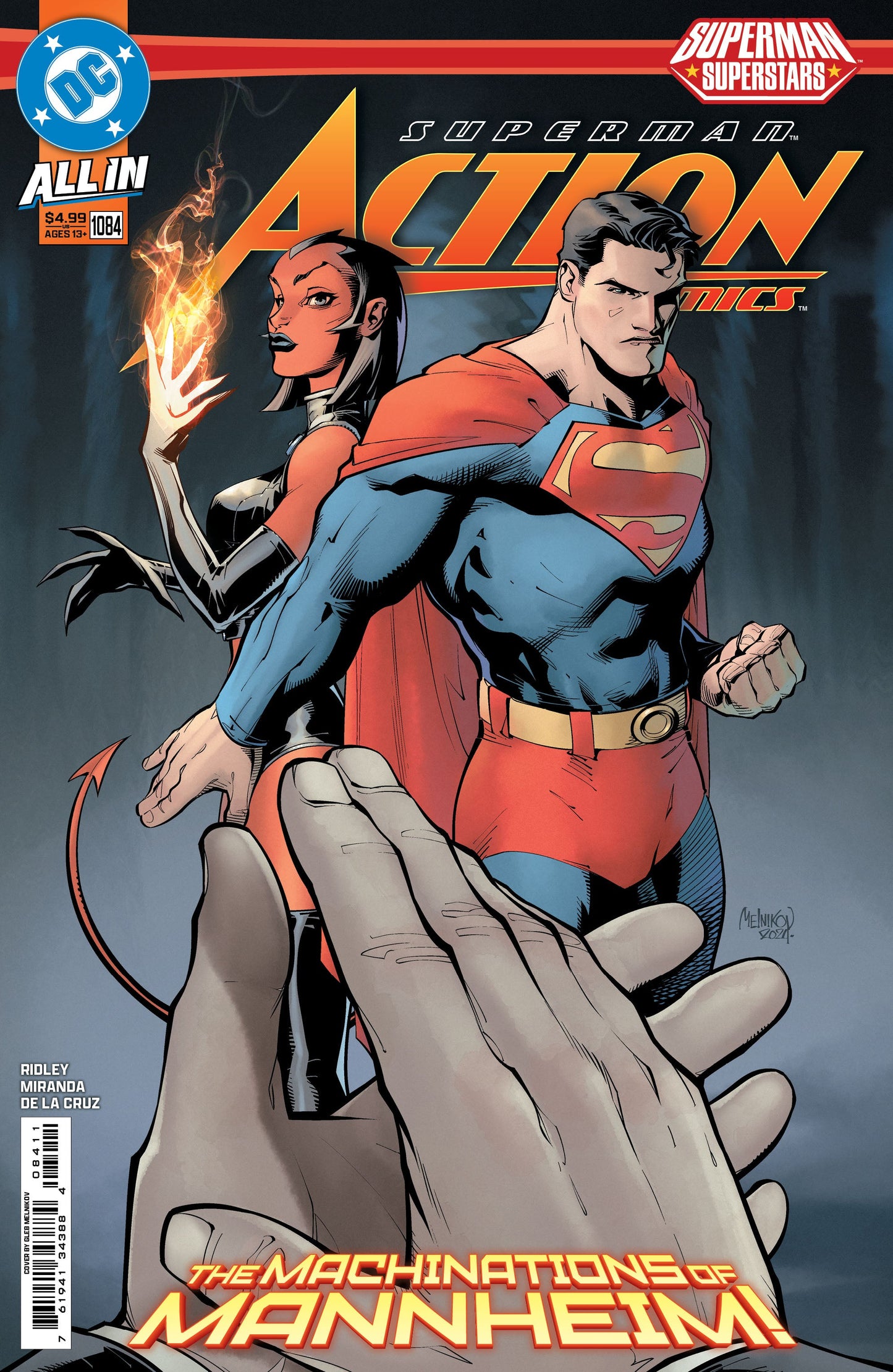 Superman Action Comics #1084 A Gleb Melnikov John Ridley (03/12/2025) Dc