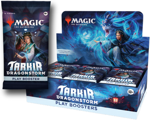 mtg tarkir dragonstorm play booster box Tarkir: Dragonstorm MTG Sleeved Play Booster Pack