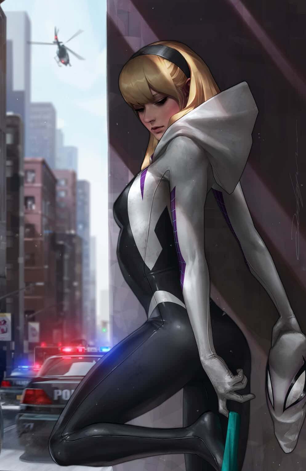 Amazing Spider-Man #47 Jeehyung Lee Gwen Stacy Ghost Spider VIRGIN Variant (08/26/2020) Marvel