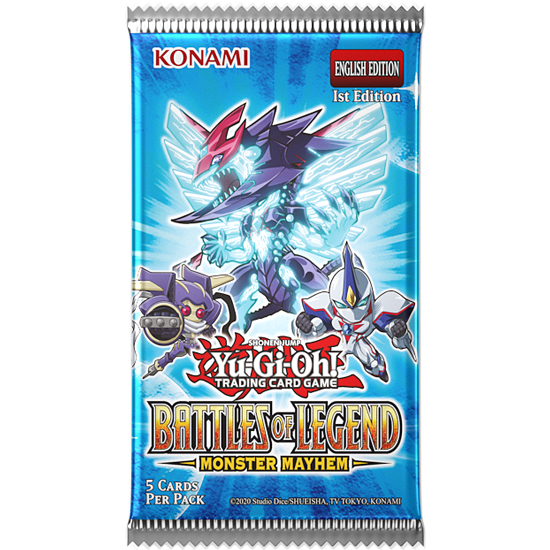Yu-Gi-Oh: Battles of Legend - Monster Mayhem Booster Pack (TCG)