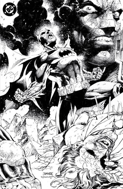 Batman #158 Q 1:608 Jim Lee & Scott Williams Inks Variant Signed By Jeph Loeb (03/26/2025) Dc