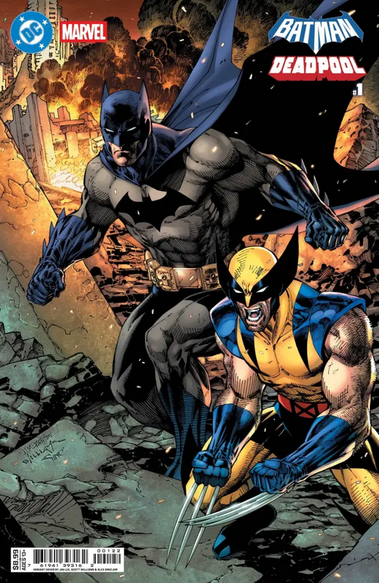 Dc Marvel Batman Deadpool #1 (One Shot) K Jim Lee Batman Wolverine Variant (11/19/2025) Dc
