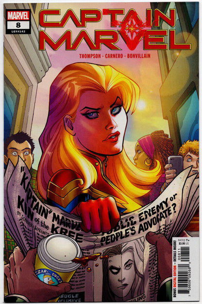 CAPTAIN MARVEL #8 Carnage-Ized Bloody Amanda Connor Variant (07/17/2019) MARVEL