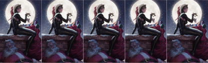 CATWOMAN #6 B DC 2018 Stanley Lau Artgerm Variant Christmas Naughty Santa Claus GGA