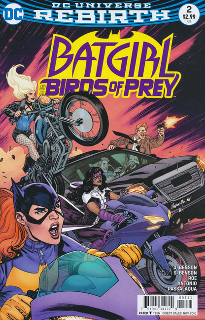 Batgirl Birds of Prey 2 DC Rebirth 2016