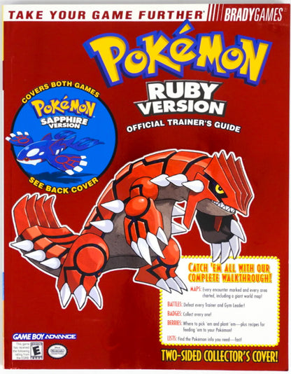 Brady Games: Pokemon Ruby and Sapphire Official Trainer's Guide Collector's Edition (Books)