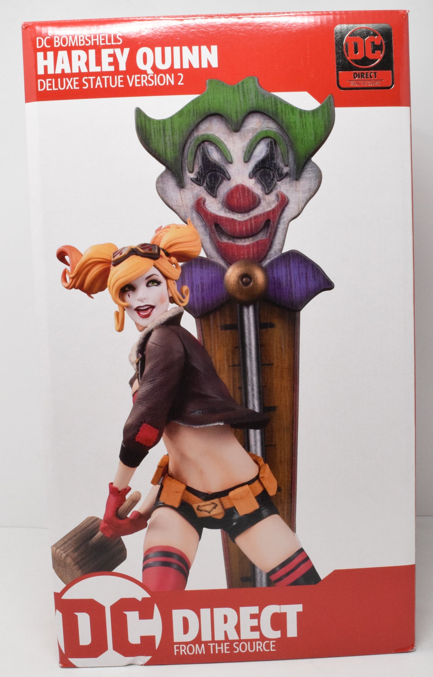 DC Direct Bombshells Harley Quinn Deluxe Statue Version 2 NIB