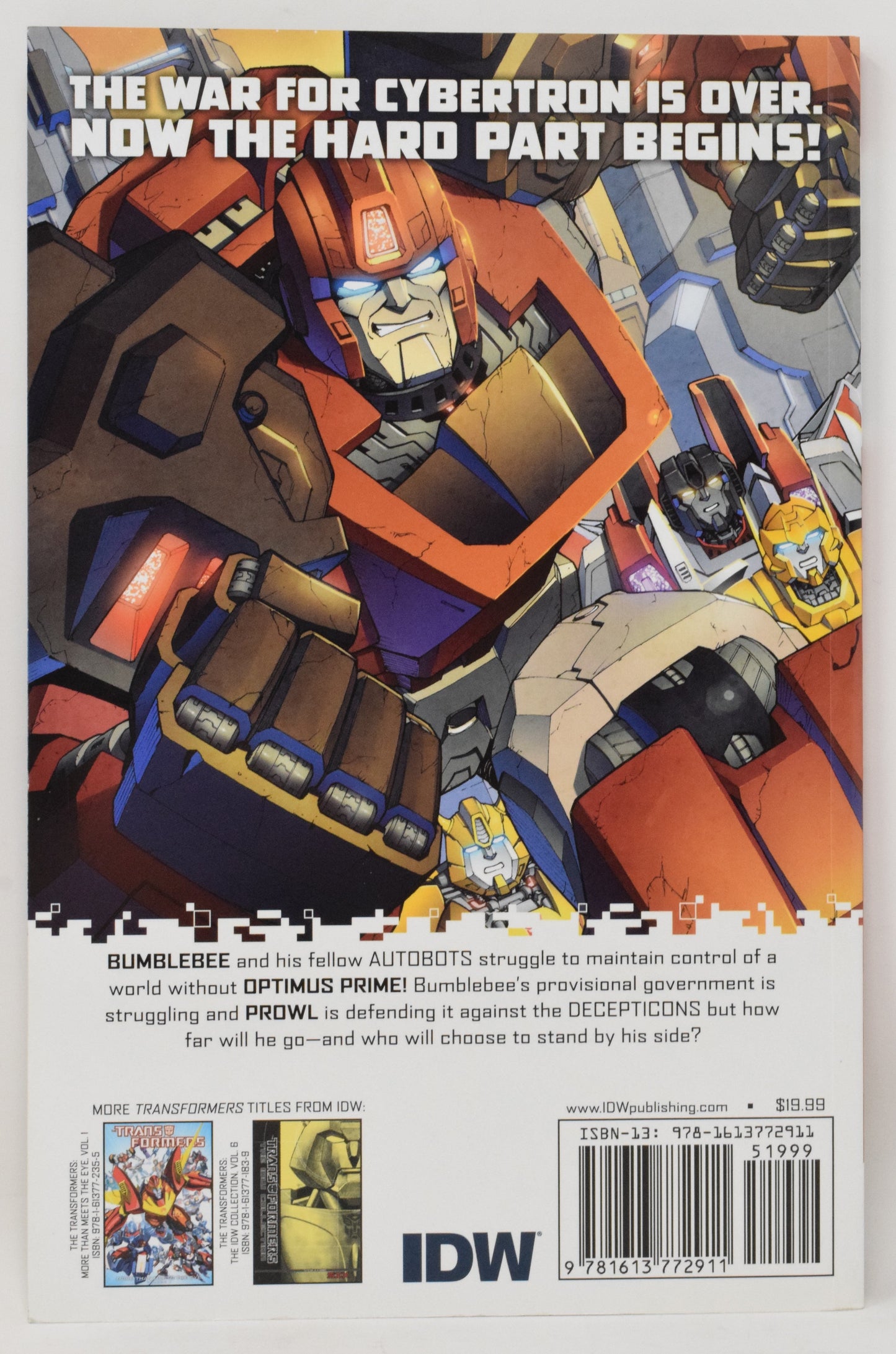 Transformers Robots In Disguise 1 TPB TP IDW 2012 NM Signed 4x