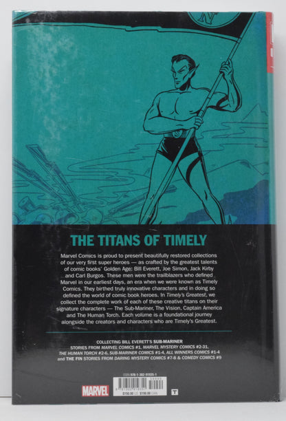 Golden Age Sub-Mariner Timelys Bill Everett Omnibus HC Marvel 2020 NM Sealed