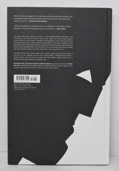 Batman Noir Dark Knight Strikes Again HC DC 2018 NM Frank Miller