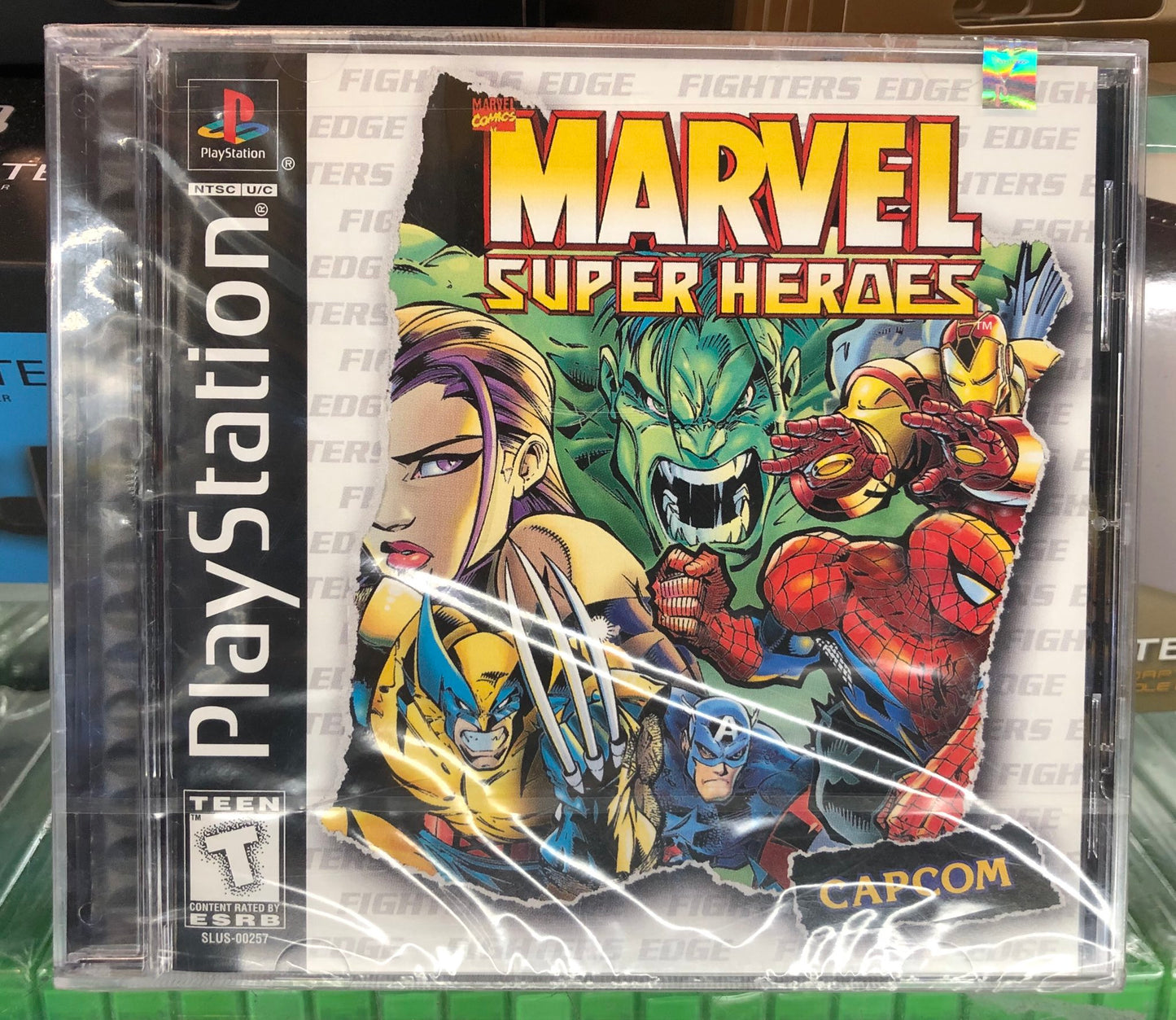 Marvel Super Heroes Fighters Edge Cover Variant (PlayStation)