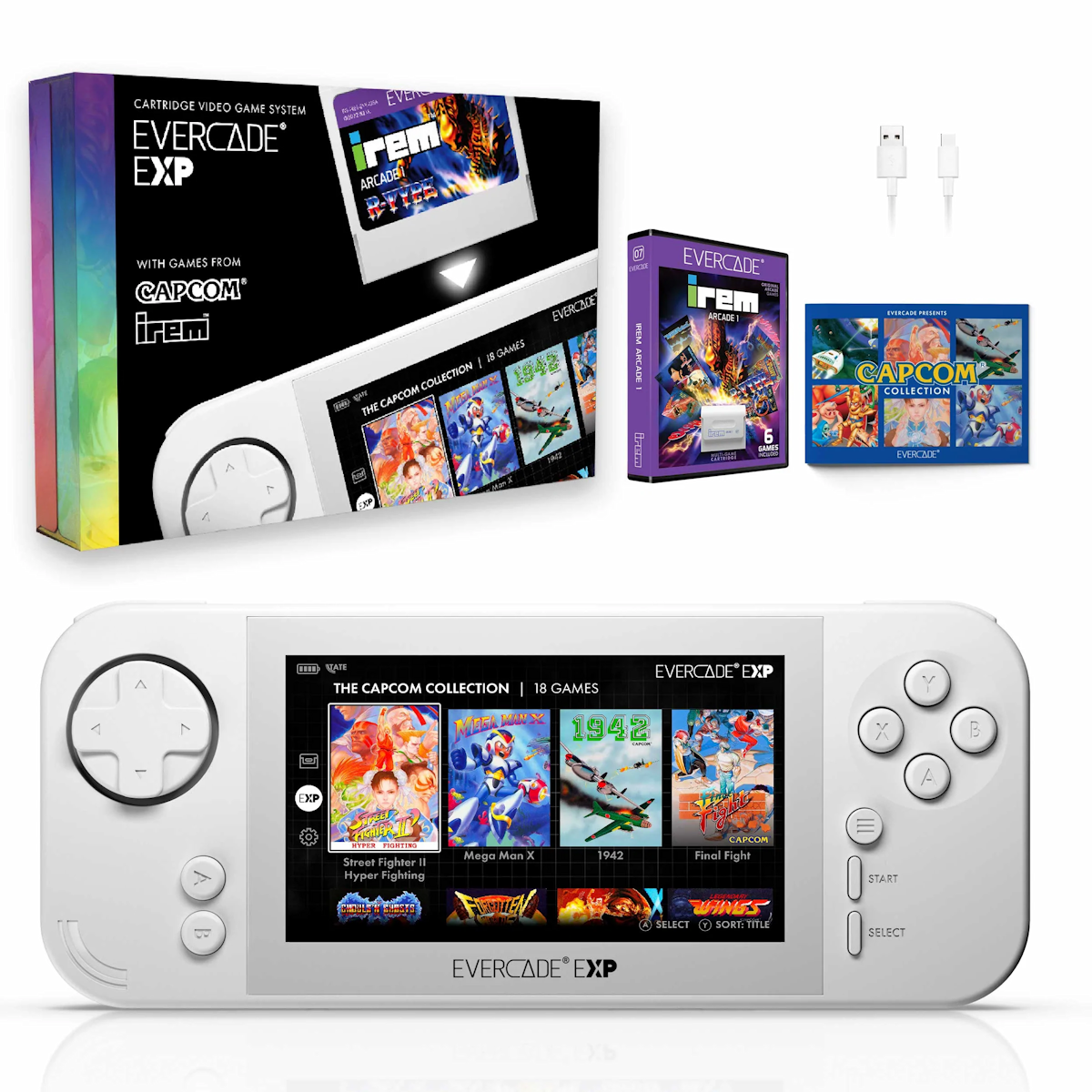 Sistema de videojuegos de cartucho Evercade EXP (Evercade)