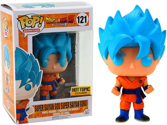 POP! 121: Dragonball Z Resurrection 'F' Super Saiyan God Super Saiyan Goku (Hot Topic Exclusive) (Funko)