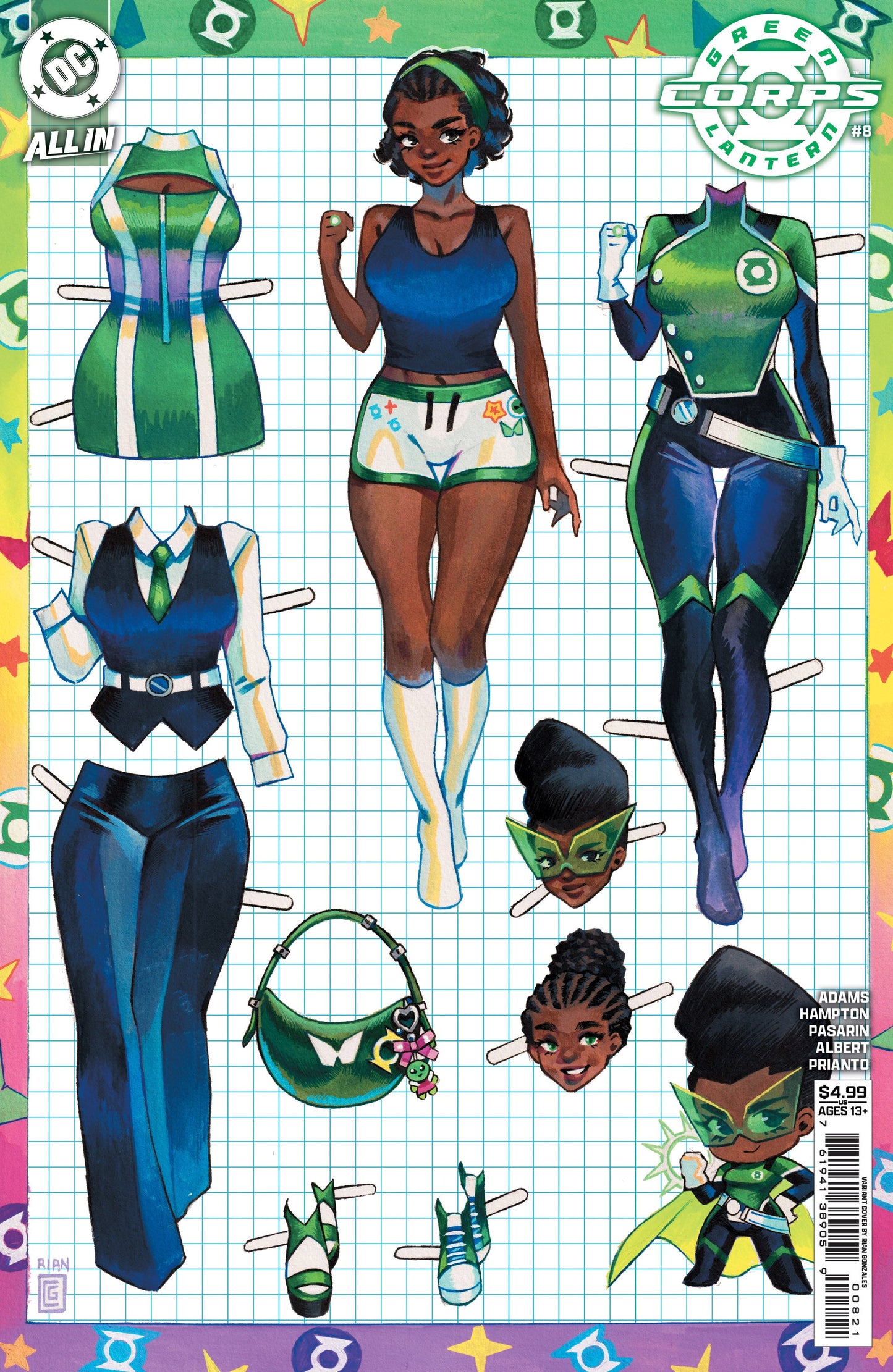 Green Lantern Corps #8 B Rian Gonzales Variant (Starbreaker Supremacy) (09/10/2025) Dc