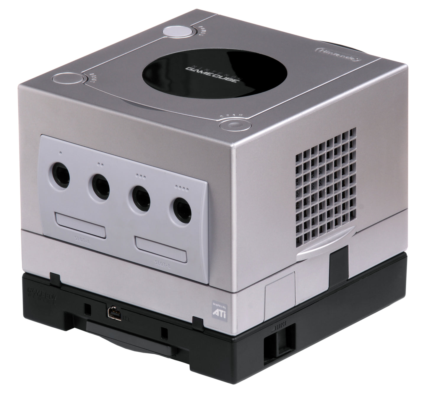 Region-Free Platinum Gamecube System W/ Gameboy Player + Games Bundle [DOL-001] (Gamecube)