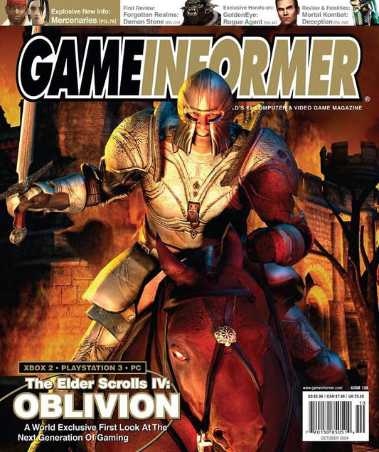 Game Informer #138: The Elder Scrolls Oblivion Issue [Newstand Copy] (Books)
