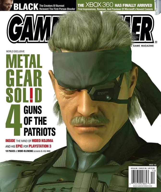 Game Informer #152: Metal Gear Solid 4 Guns Of The Patriots Issue [Subscriber Edition] (Books)