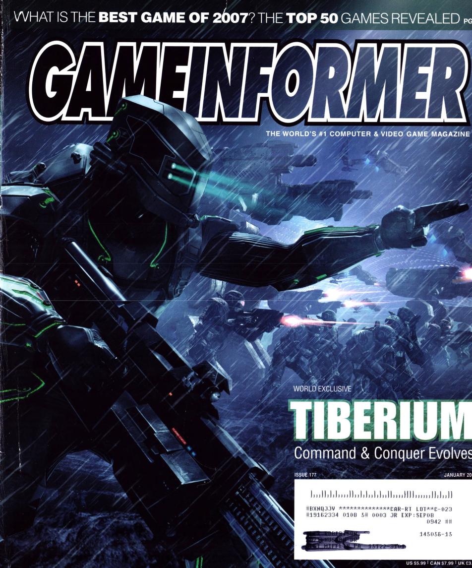 Game Informer #177: Tiberium Issue [Subscriber Edition] (Books)