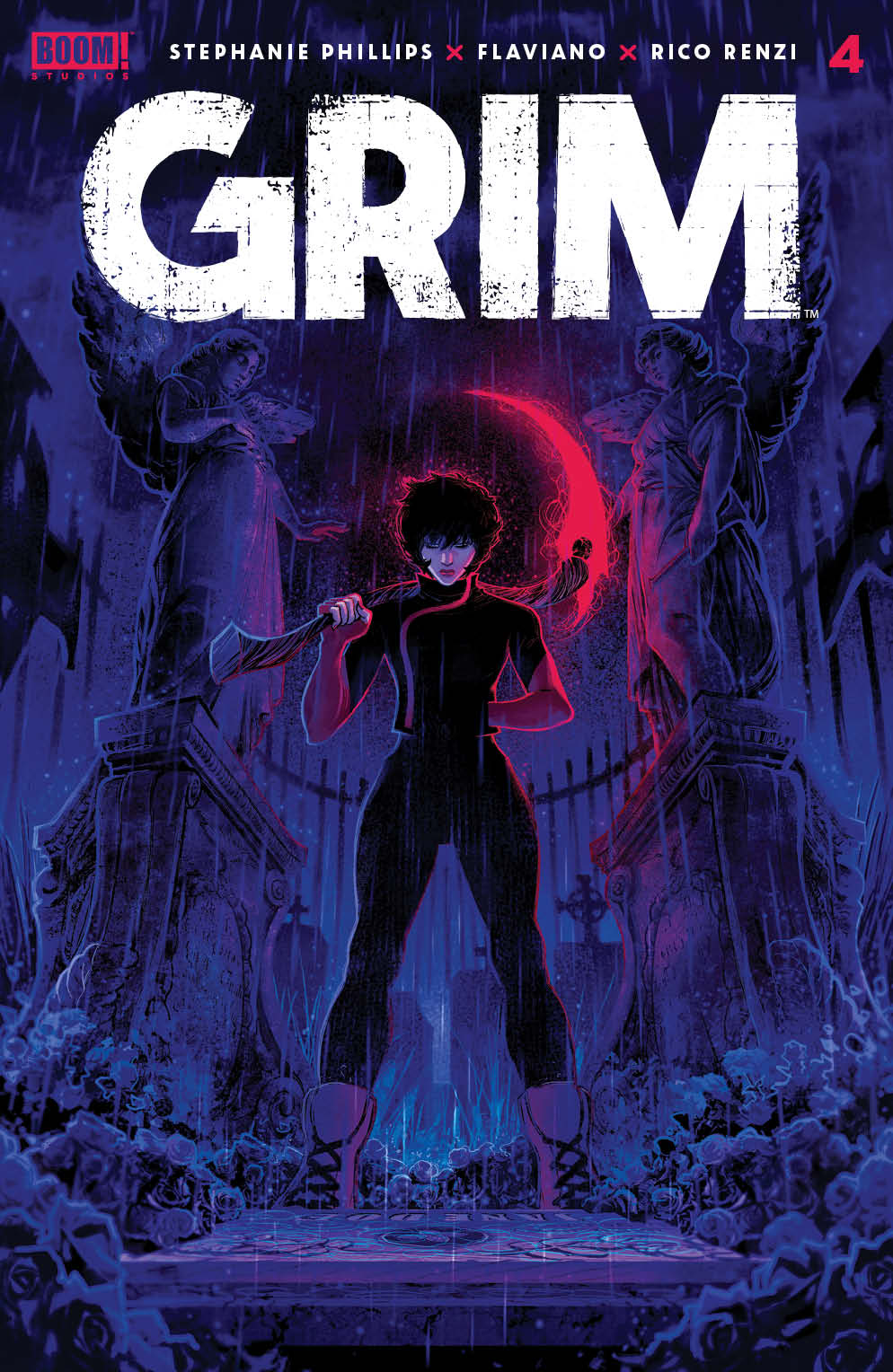 Grim #4 A Flaviano Stephanie Phillips (08/24/2022) Boom