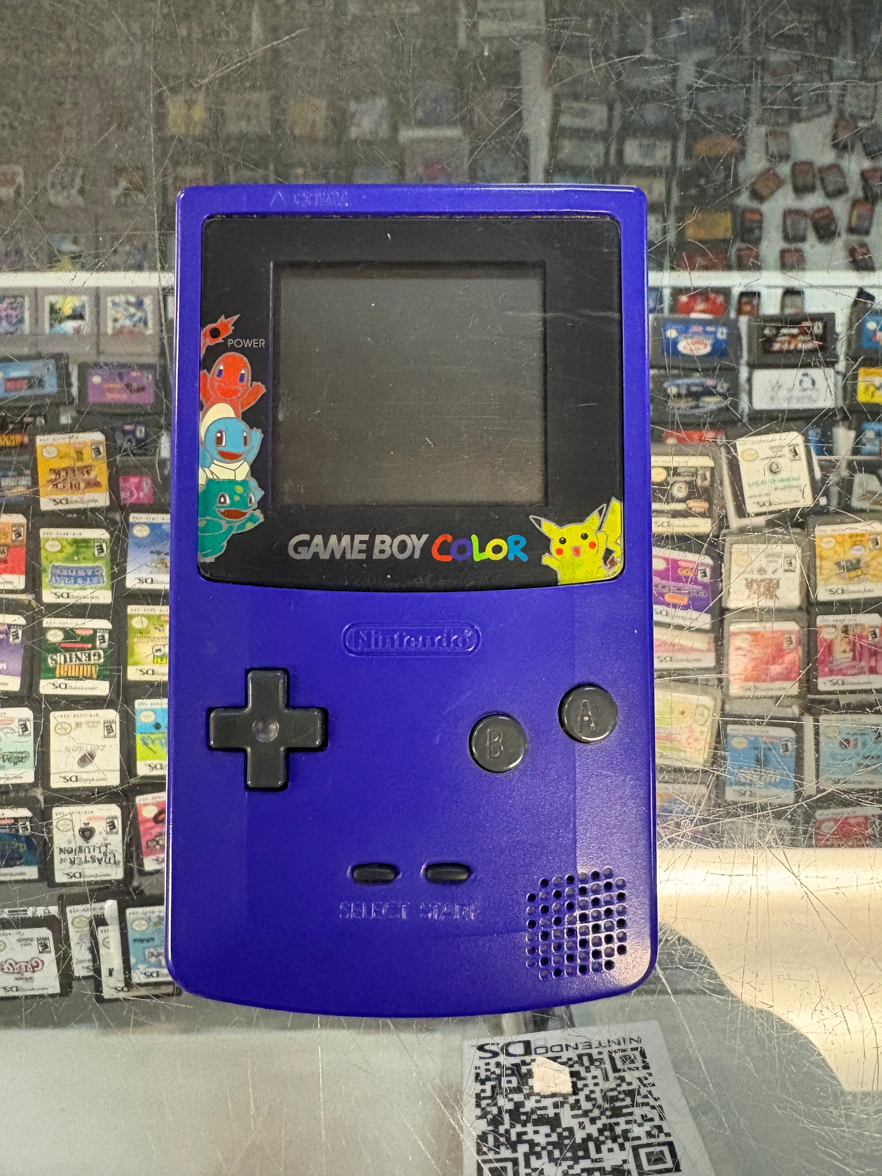 Gameboy Color System Grape with Pokemon Screen Lens (Gameboy Color ...