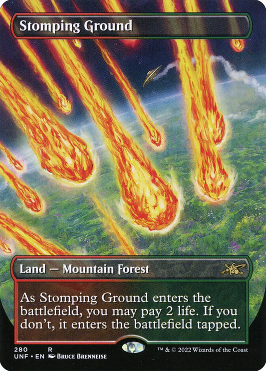 MTG: Stomping Ground (Borderless) - Unfinity (TCG)