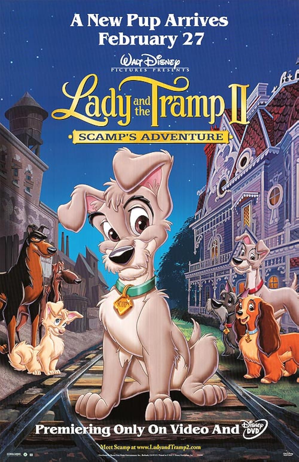 Lady and the Tramp II Scamp's Adventure (DVD) (Pre-Owned)