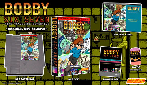 Premium Edition: Bobby Six Seven Time-Traveling Detective Original NES Edition (Nintendo NES)