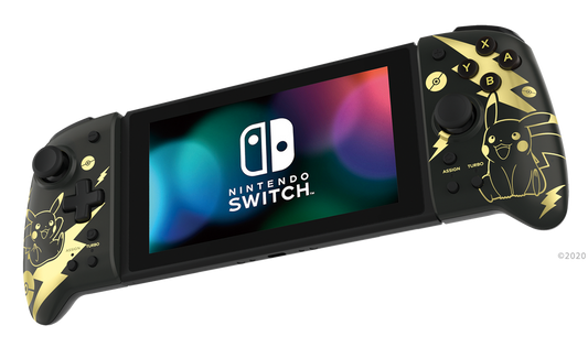 Nintendo Switch OLED Core Console Set with Pikachu Hori Split Pad Pro Controllers (Nintendo Switch)
