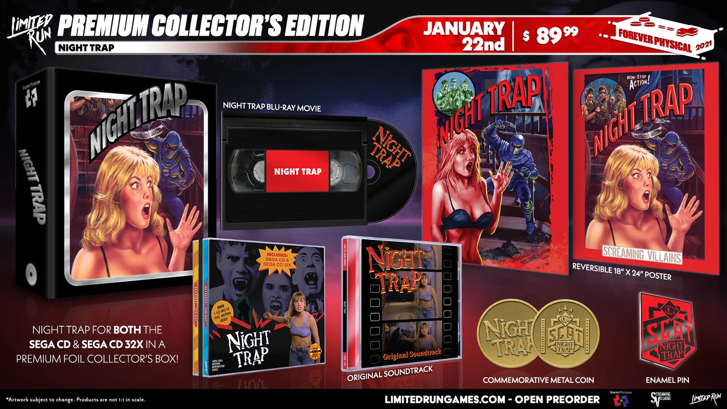 Limited Run Games: Night Trap: Premium Edition (Sega CD/Sega CD 32X)