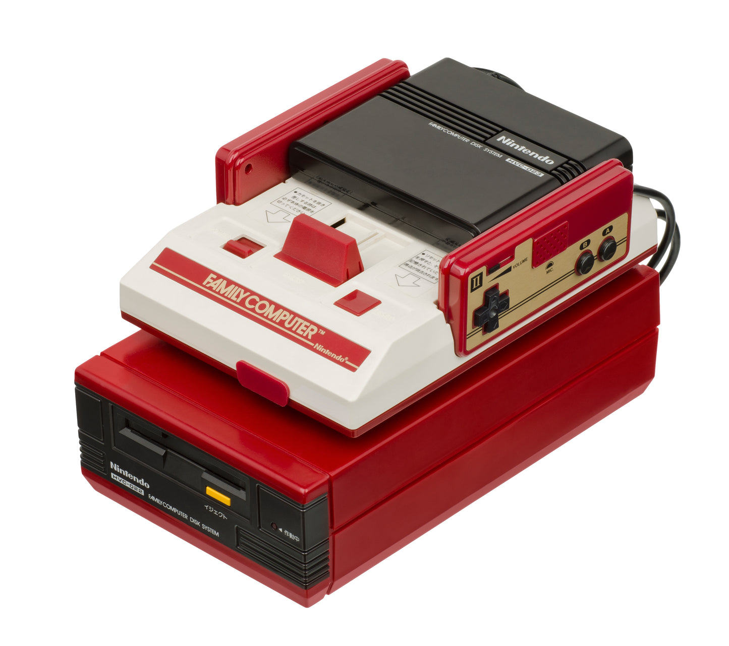 Nintendo Famicom & Disk Drive Bundle (Famicom)